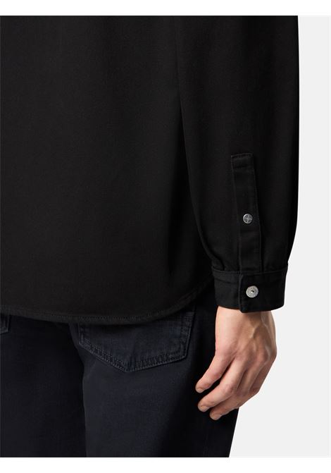 bull denim-tc shirt man black STONE ISLAND | K2S15 1100008 S00J5V0029